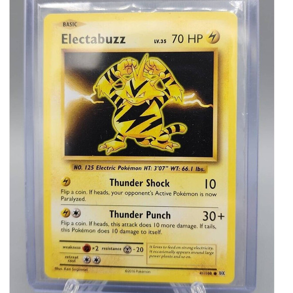 Pokemon Electabuzz XY Evolutions 41/108 Trading Card - Picture 1 of 2
